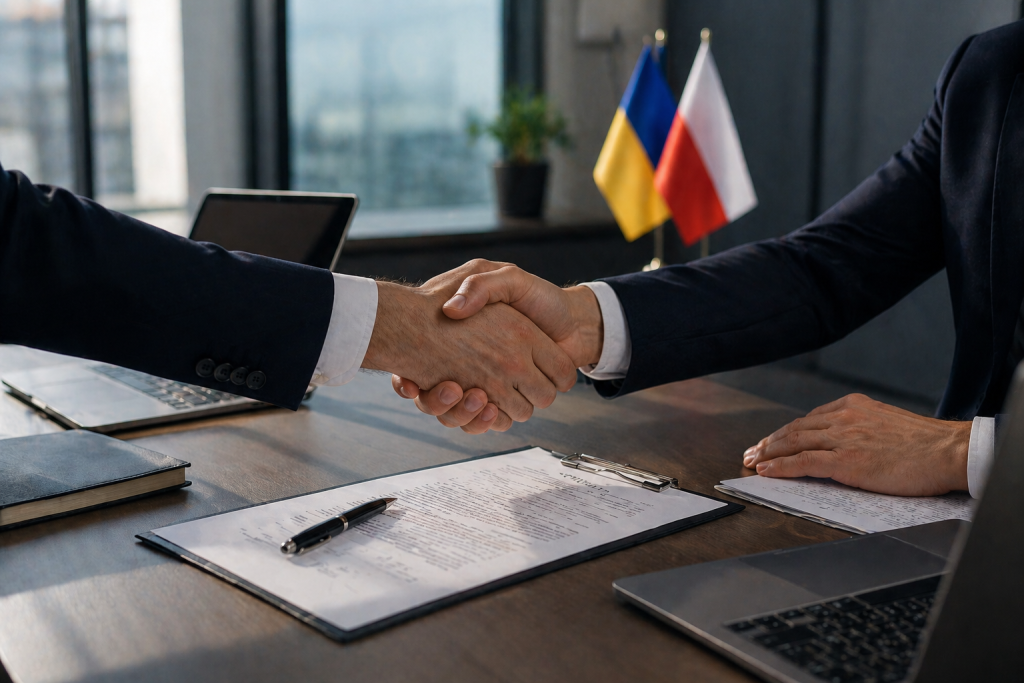 Współpraca z partnerami na Ukrainie